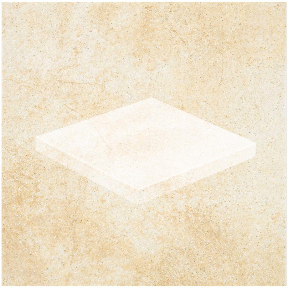 Клинкерная Ступень лофт Угловая противоскользящая плитка Stroeher KERAPLATTE ROCCIA X 920 weizenschnee 340*340*35*11 мм