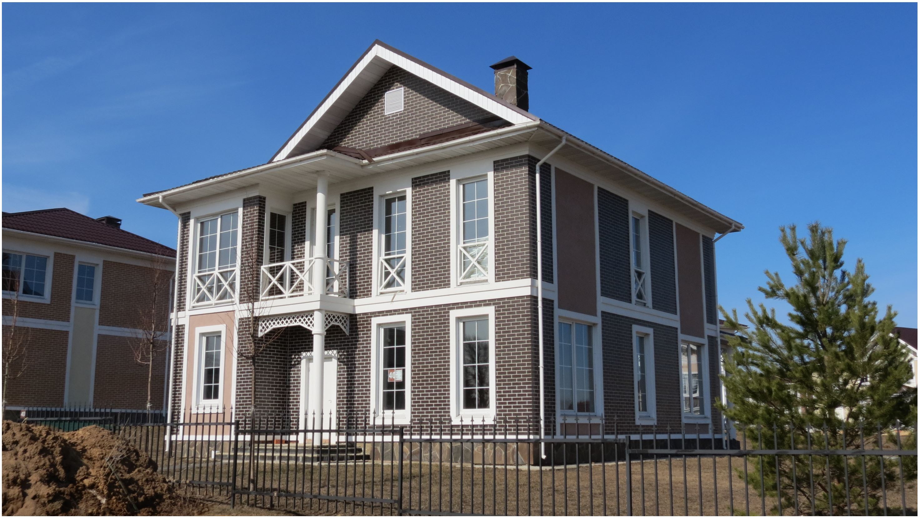 Фасадная Термопанель из пенополистирола ППС 60 мм с клинкерной плиткой Antik Mangan 240*71*8 мм