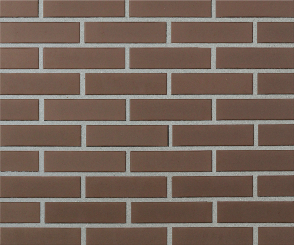 Lode BRUNIS WF гладкий, 210*100*50 мм, Печной Кирпич керамический пустотелый, коричневый