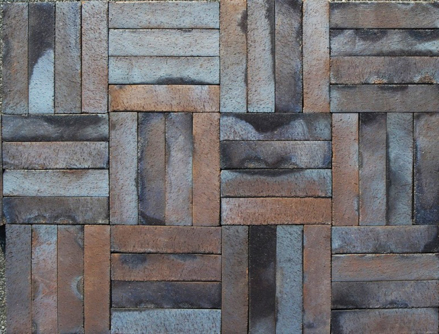 Тротуарная плитка / брусчатка Клинкерная ABC Gotland blau-braun Schmolz (Готланд блау-браун Счмолз), ригельный 292*71*71 мм