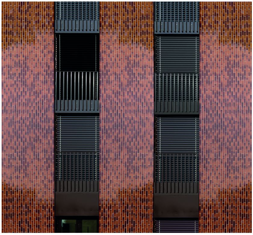 Клинкерная глазурованная фасадная плитка - уникальные цветовые решения