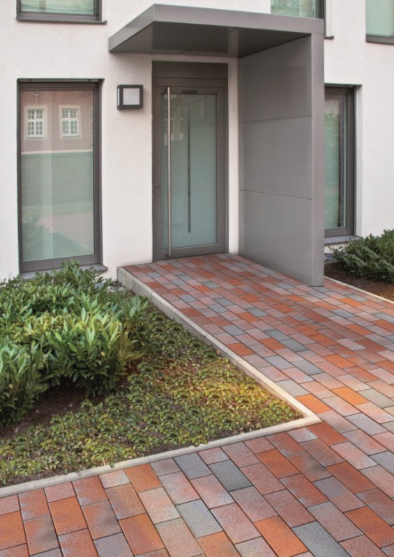 Тротуарная плитка / брусчатка Клинкерная ABC Opalblau-geflammt (Опалблау-гефламмт), 240*118*52 мм