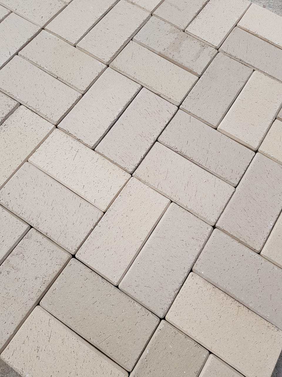 Тротуарная плитка / брусчатка Клинкерная ABC Crème Weiss (Креме Веисс) 200*100*52 мм