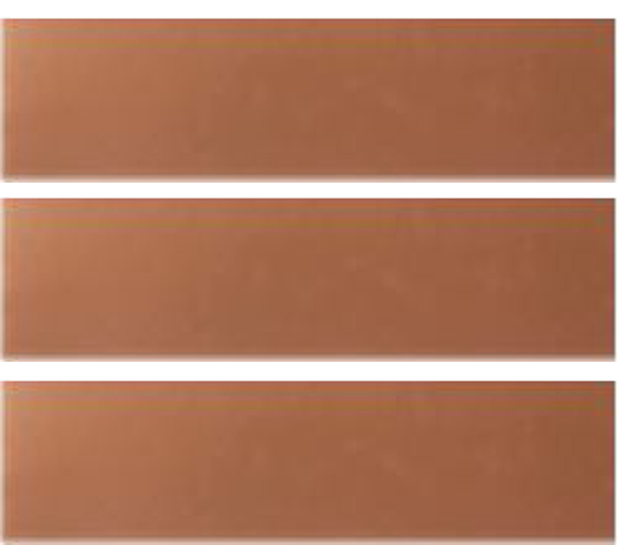 №34 Глазурованная Фасадная плитка Клинкерная облицовочная под кирпич 283х84х11 мм цвет коричневый RAL