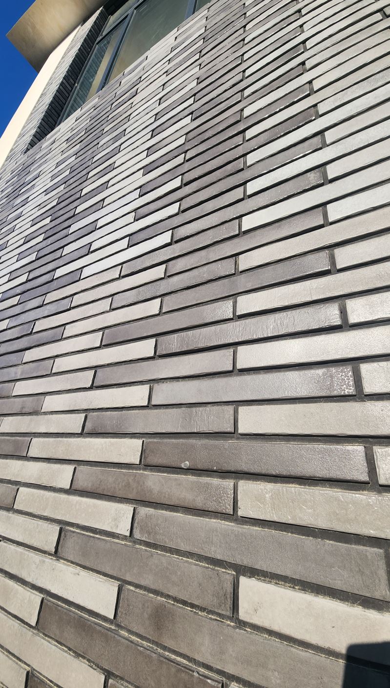 Фасадная ригельная плитка под клинкер Life Brick Лонг 201, 430*52*15 мм