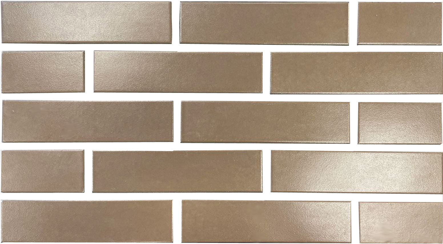 Клинкерная фасадная плитка облицовочная под кирпич коричневый беж 240*60*6 мм