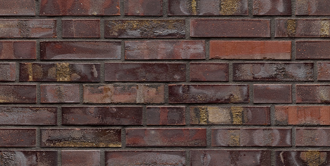 Кирпич облицовочный Клинкерный ABC 81041D Husum rot-blau-bunt glatt NF 240*115*71 мм