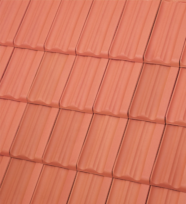 Керамическая черепица рядовая Roben Elsass натуральный красный