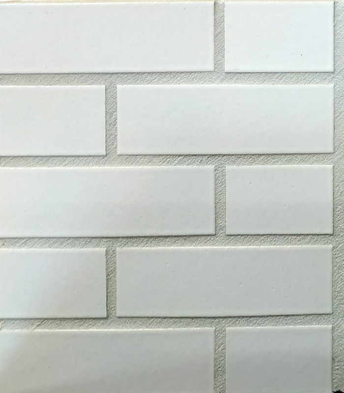 Weiss 300 белая, 240*71*10 мм, Глазурованная клинкерная фасадная плитка под кирпич ABC