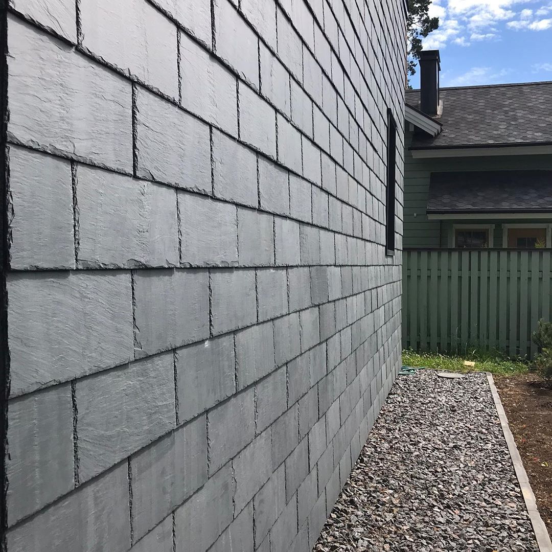 Плитка из натурального камня, Сланец фасадный 320*220*5/7 мм