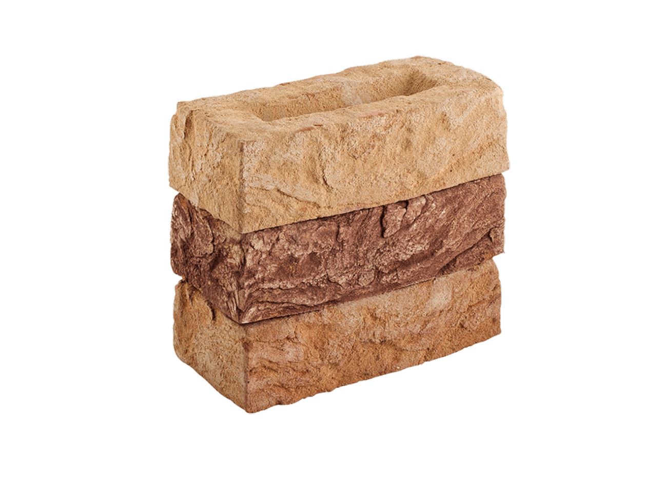 Донские Зори Троицкое w046 215*102*65 мм, Кирпич ручной формовки полнотелый, облицовочный