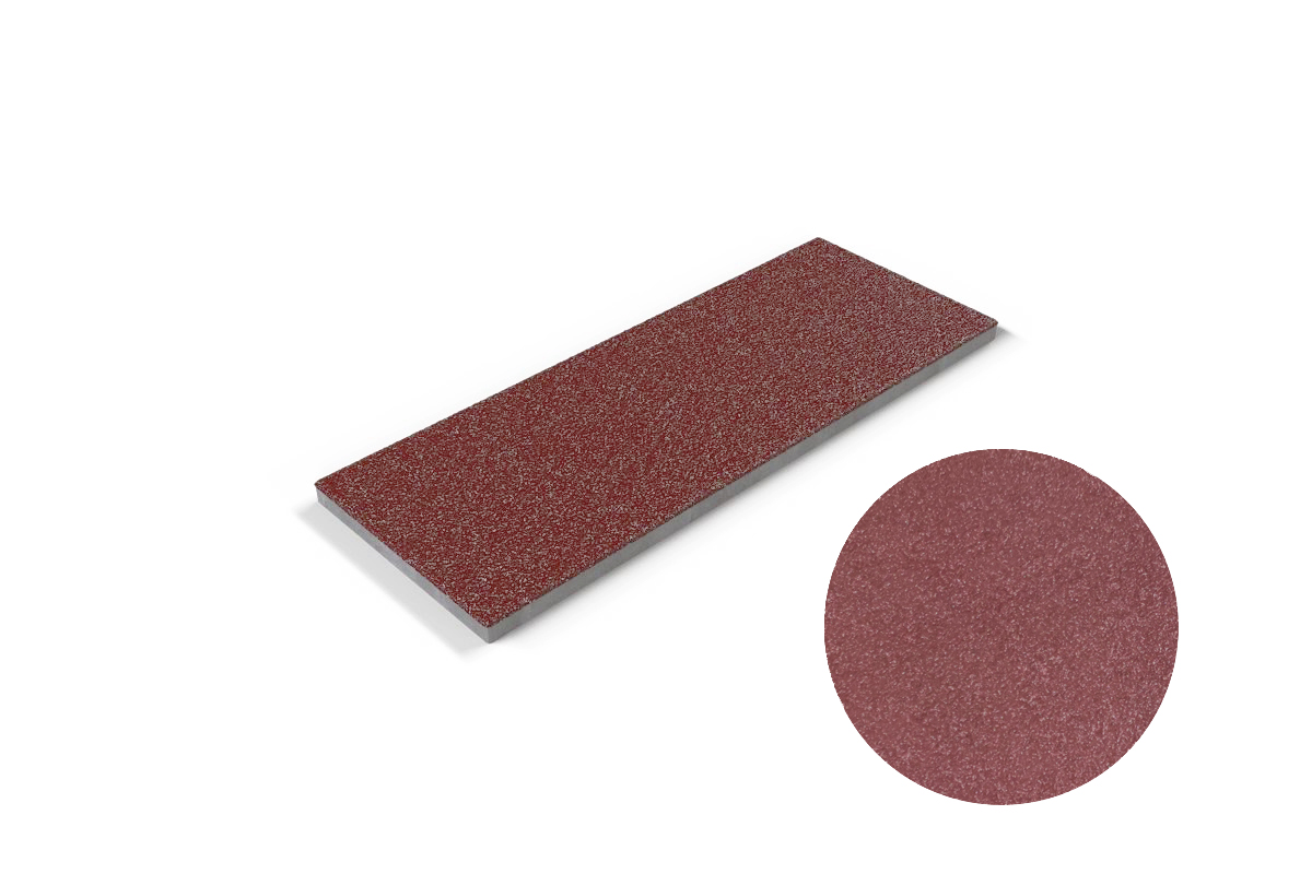 108 Подступенок для ступени флорентинер противоскользящая, красный терракот 310*140*10 мм