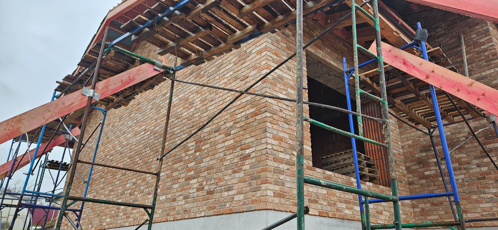 Галтованный итальянский кирпич ручной формовки Antic Line Virginia 215*50*65 мм S.Anselmo