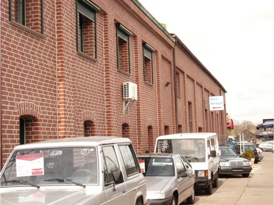 Клинкерная фасадная плитка облицовочная под кирпич Stroeher (Штроер) Keraprotect 415 breda рельефная NF11, 240*71*11 мм