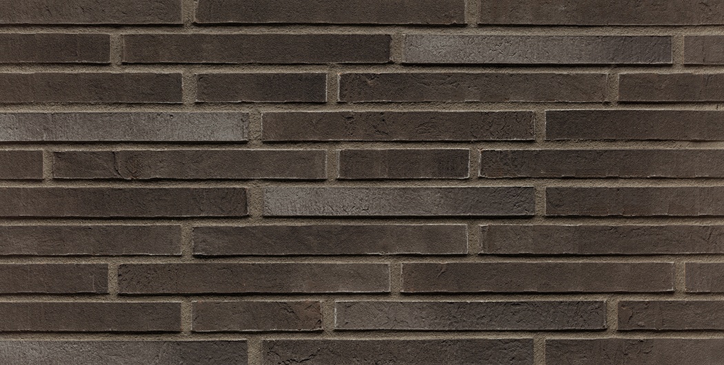 Кирпич облицовочный Клинкерный ригельный Langformat ABC 36101 Aquaterra Rauchschwarz DF 365*115*52 мм