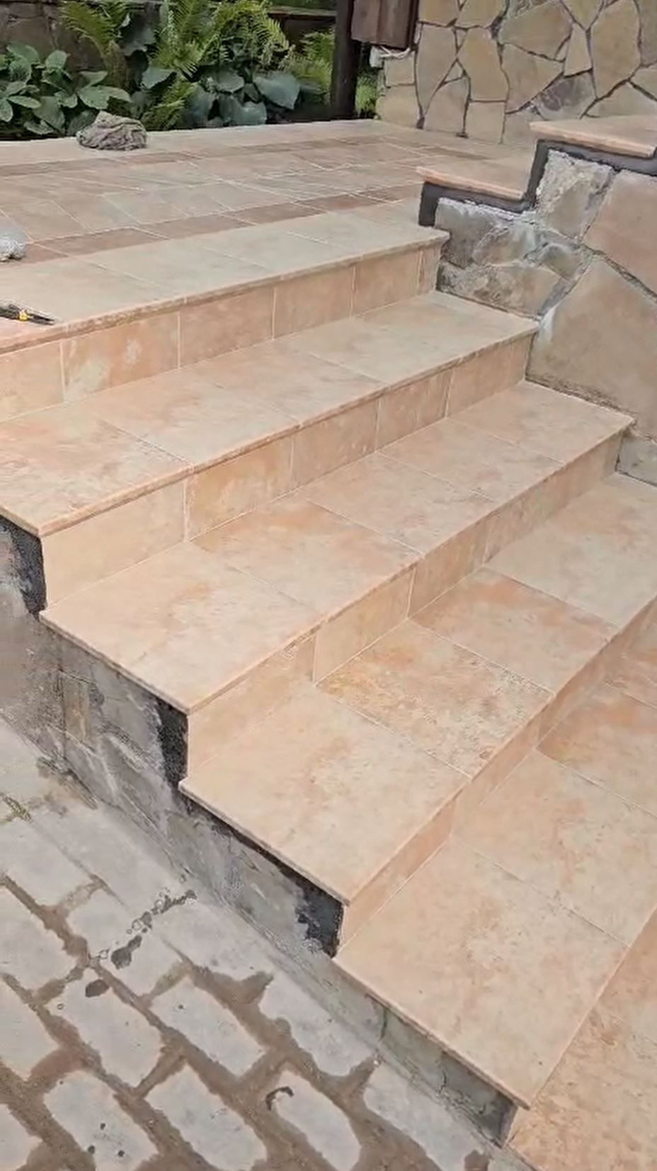 Клинкерная ступень флорентинер Ilario Beige противоскользящая с капиносом, бежевый 330x300x11 мм