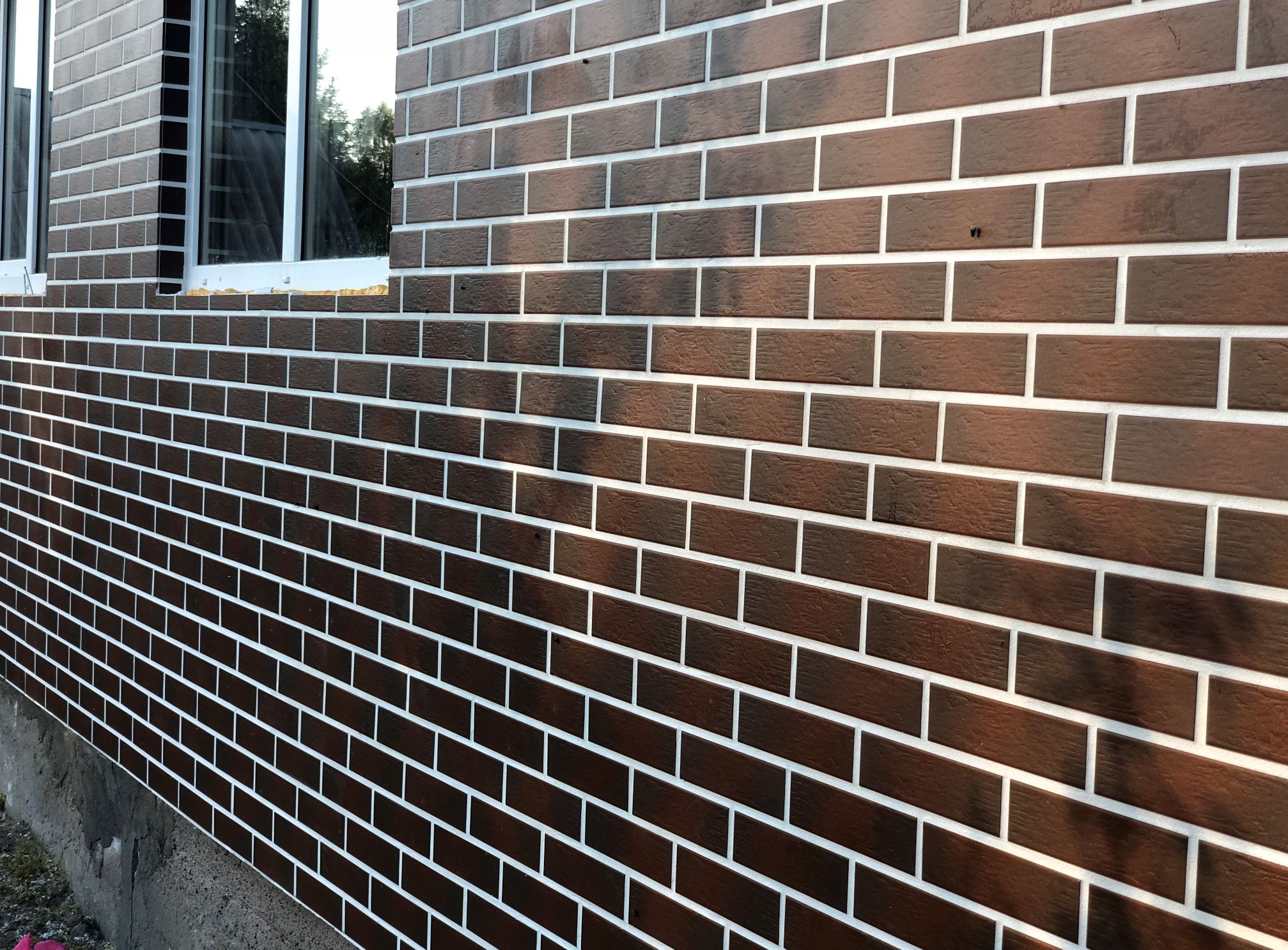 CLOUD BROWN DURO 245X66х7,4 мм Клинкерная фасадная плитка под кирпич облицовочная коричневая