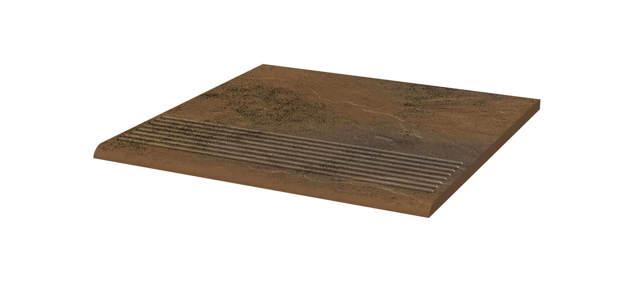 Semir Beige клинкерная ступень с насечками противоскользяща 300x300x11 мм