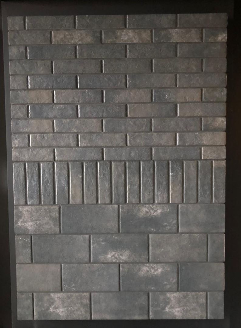 Viano Antracite 245X66х7,4 мм Клинкерная фасадная плитка под кирпич облицовочная, антрацит серый