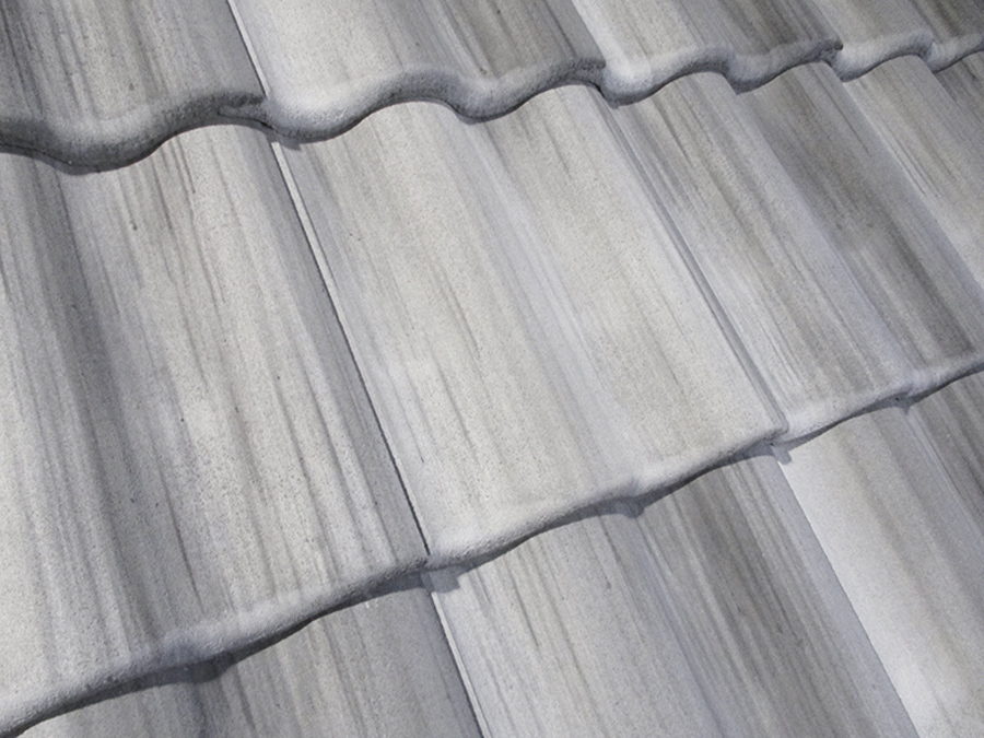 Натуральная цементно-песчаная черепица рядовая Antik серый 81, Старый камень Kriastak Baltic tile