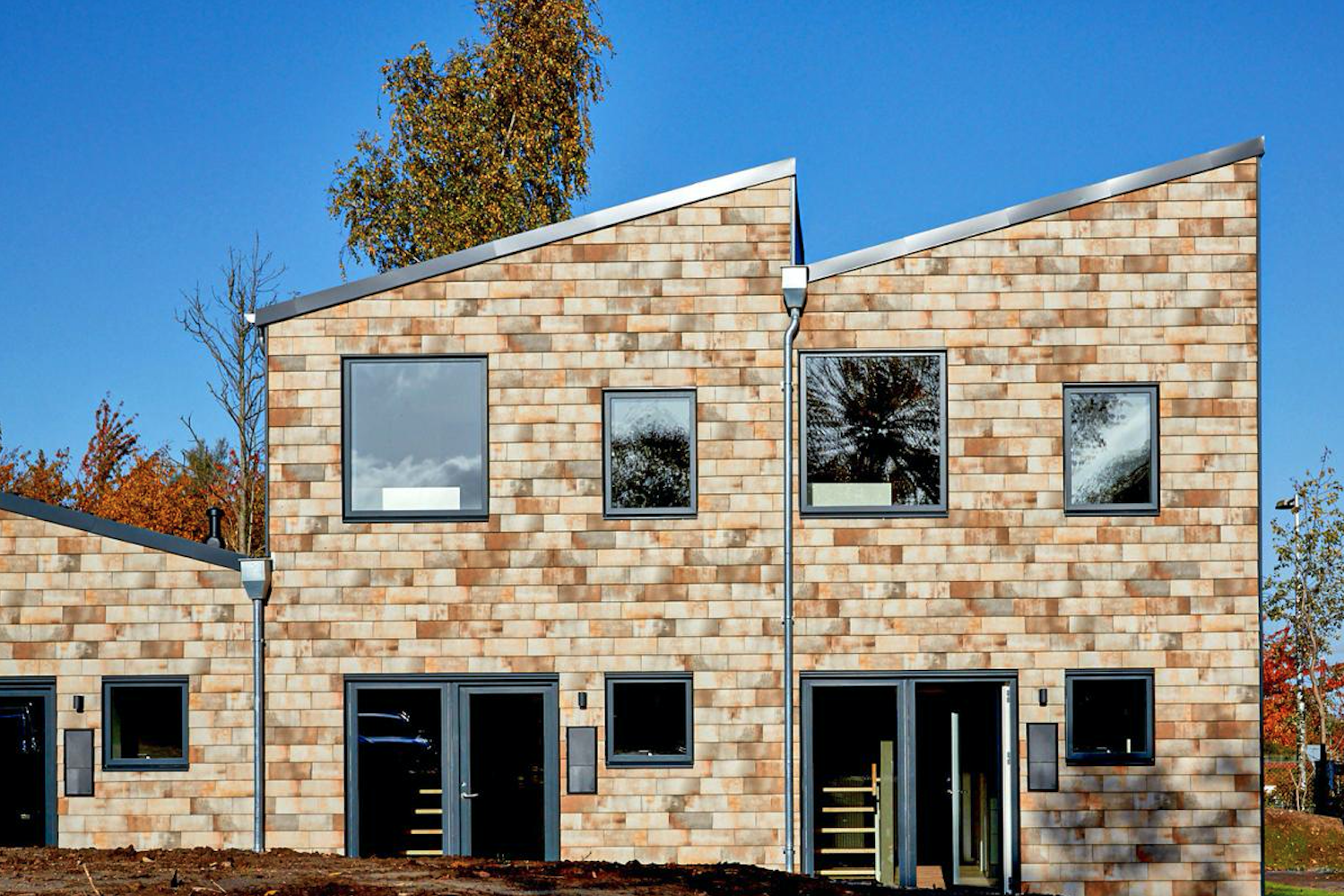 Tempio Rustikotta LIGHT GRUNGE FLAMED 200x400x14мм Дранка керамическая плитка для навесного вент Фасада и Кровли