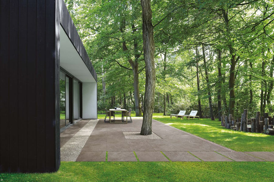 Плитка напольная уличная Cliff Beige Lastra 20mm 600х600х20мм