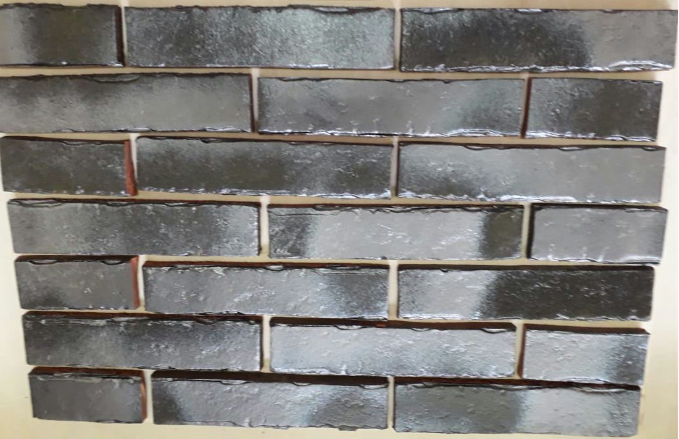 Клинкерная Плитка для Вентилируемых фасадов с расшивкой шва ABC №9019 240*71*14 мм