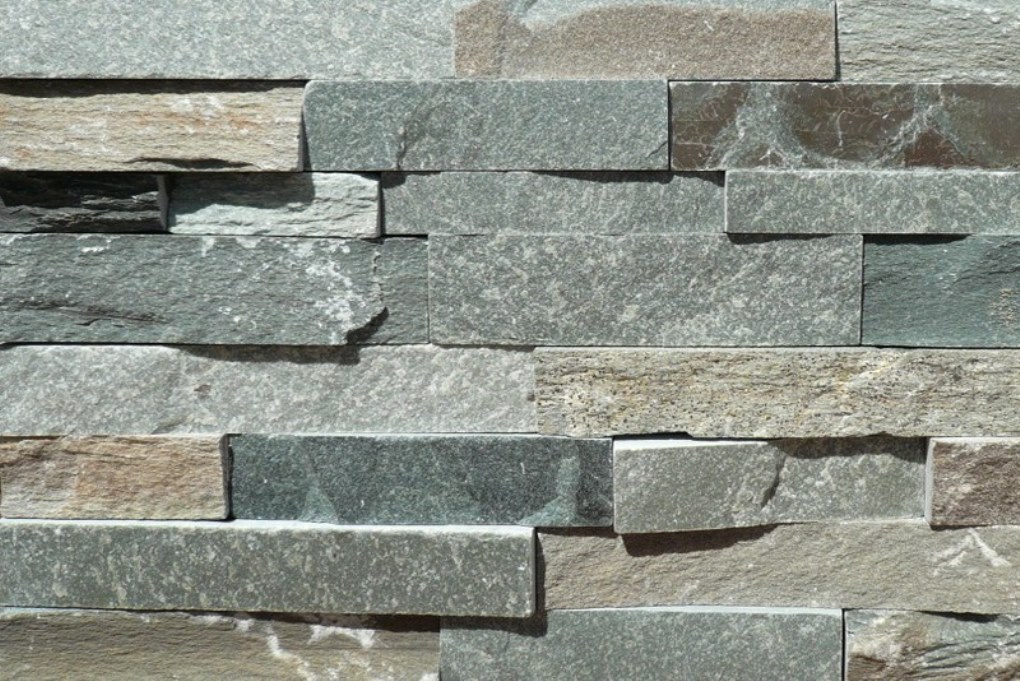 Фасадный облицовочный натуральный камень EcoStone Sea Green 07N