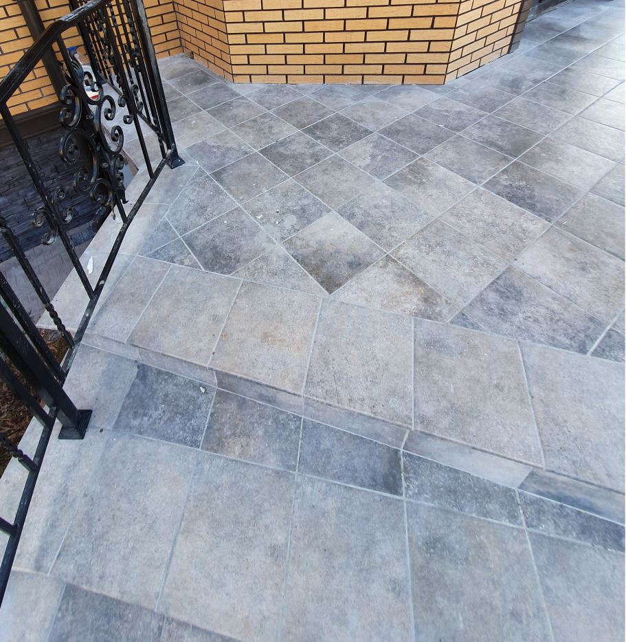 Клинкерная плитка Viano Grys 300x300x11 – для улицы, террасы, крыльца, лестницы, морозостойкая