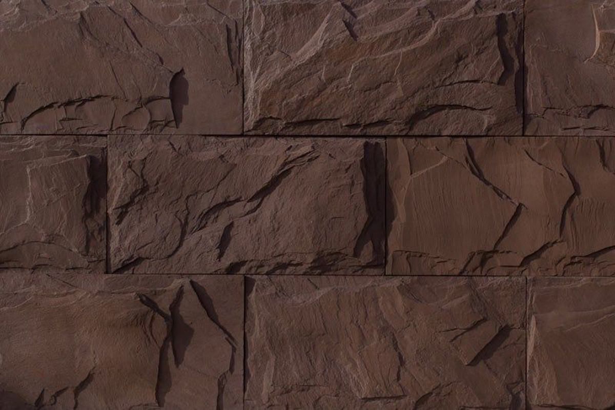 Доломит-2 Искусственный камень плитка для навесного вент фасада без расшивки шва  200X400X24 мм