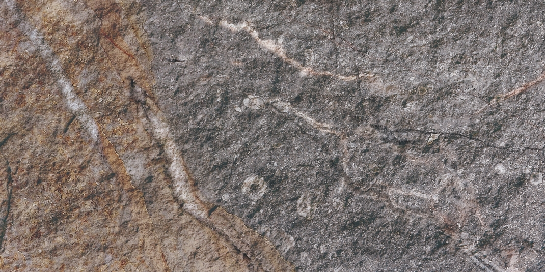 Rough Surface Rock Mottle Brown ( камень коричнево-песчаной текстуры с натуральными пятнами )— гибкий камень 3000×1200 мм