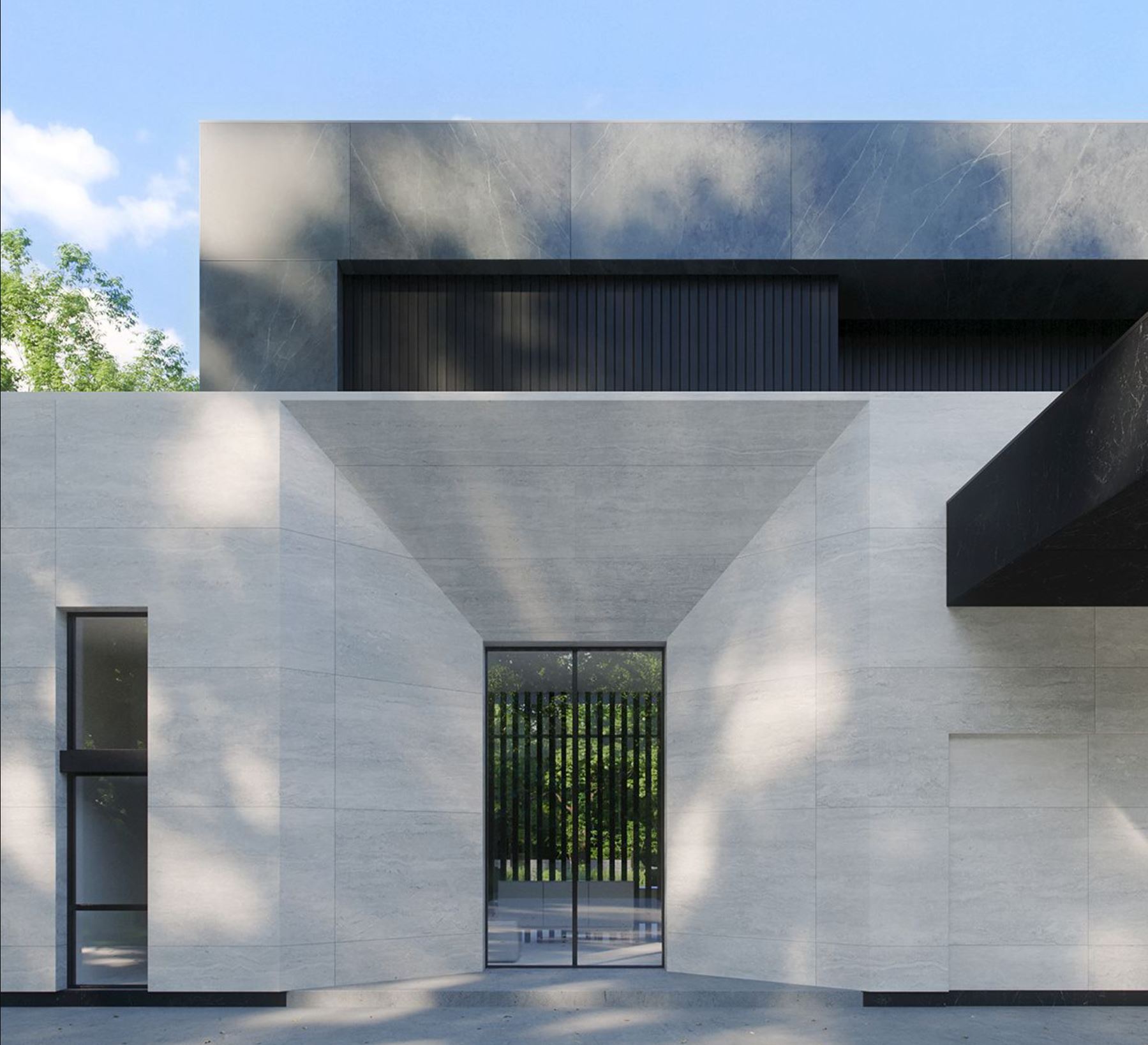 Гибкие панели для фасада и интерьера