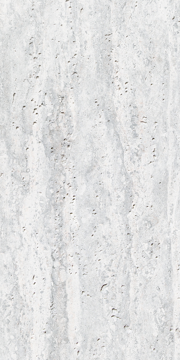 Rome Travertine Cloud White (белый травертин с утончённой структурой) — гибкий камень 3000×1200 мм