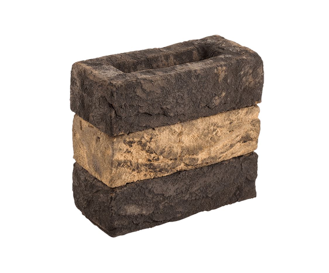 Донские Зори Черная Слобода w043 215*102*65 мм, Полнотелый кирпич ручной формовки облицовочный для печей