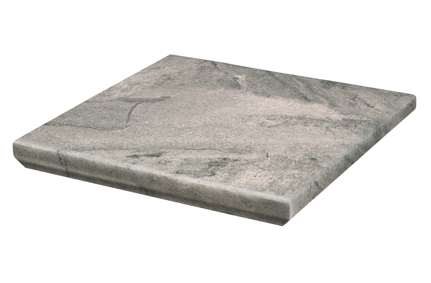 Mattone Pietra Grafit ступень угловая флорентинер противоскользящая с капиносом 330x330x11 мм