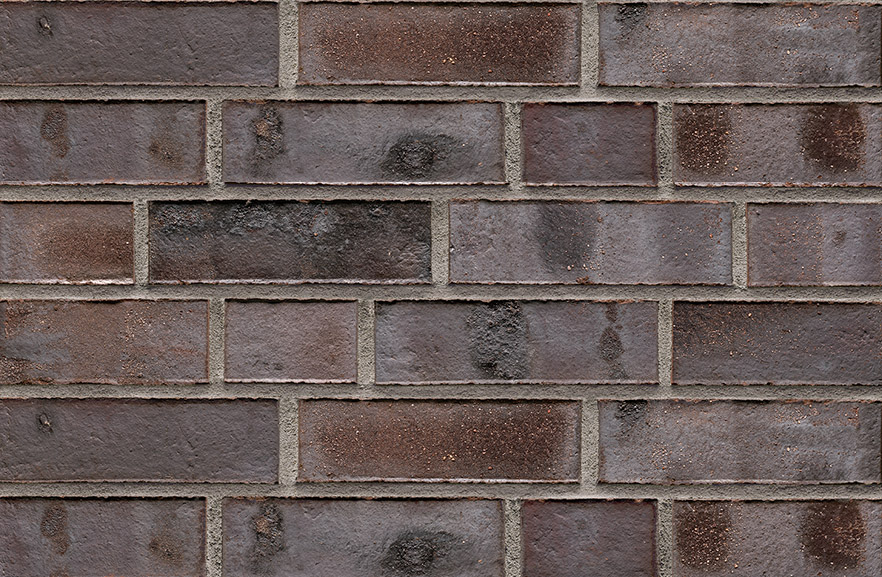 Кирпич облицовочный Клинкерный ABC 7423 Föhr Lava-Kohlebrand DF 240*115*52 мм