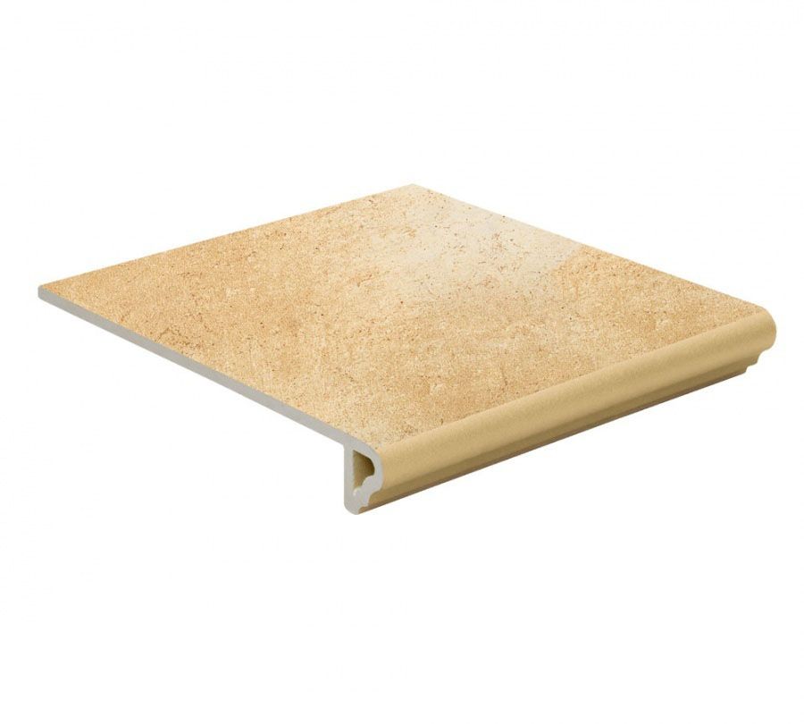 Клинкерная ступень Флорентинер противоскользящая плитка MONMARTE WK31210 Naturabeige 310*320*9,5 мм Westerwalder Klinker