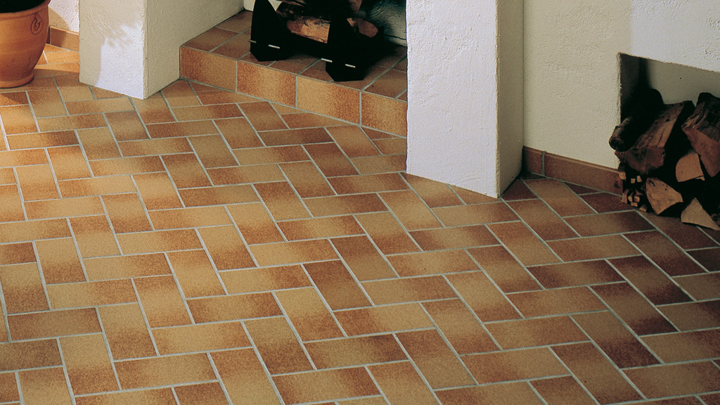 Клинкерная Плитка напольная противоскользящая Stroeher KERAPLATTE DURO 803 elba 240*115*10 мм