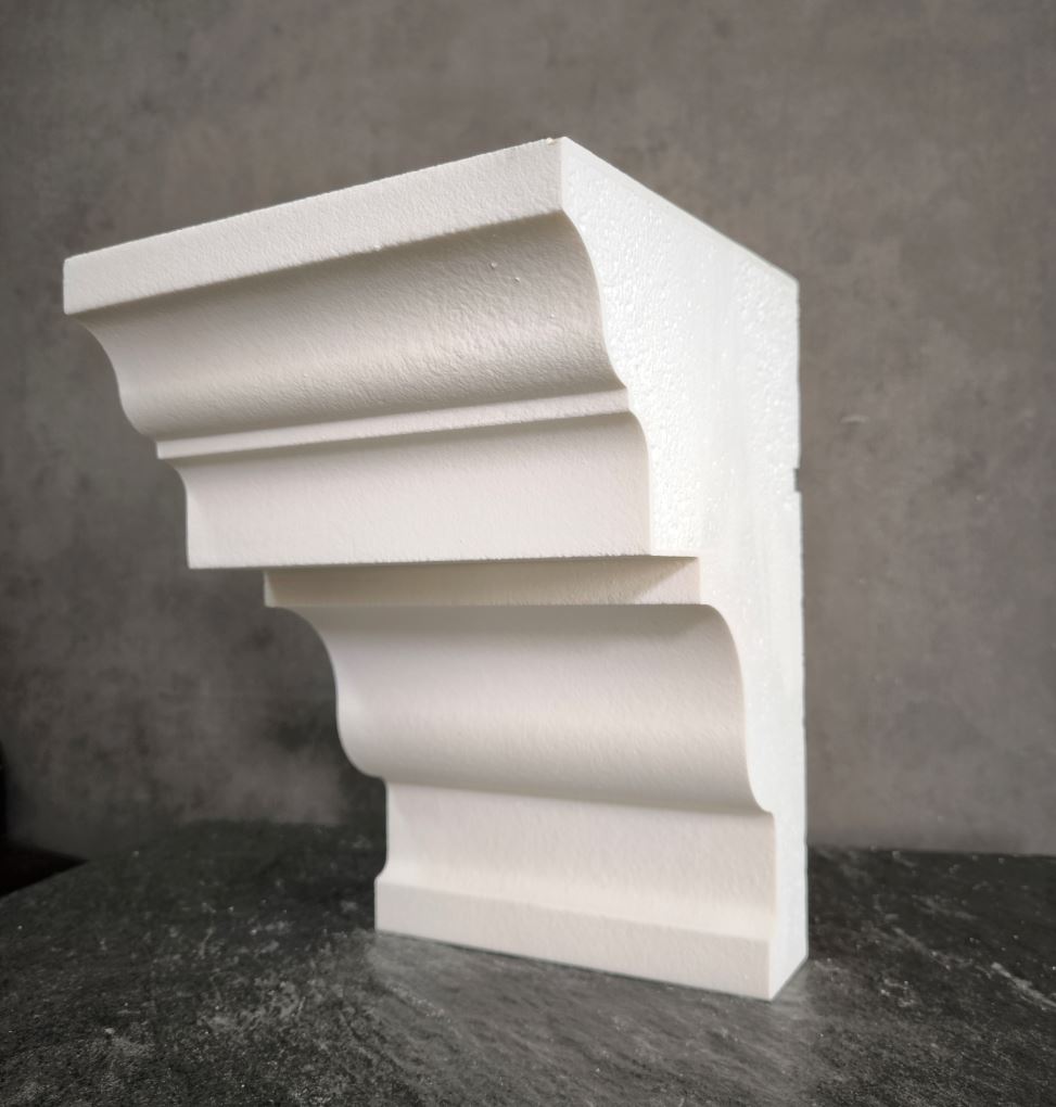 КАРНИЗ для Фасада и Интерьера - лепнина, декор из пенополистирола КВ-300/5 300*225*2000 мм