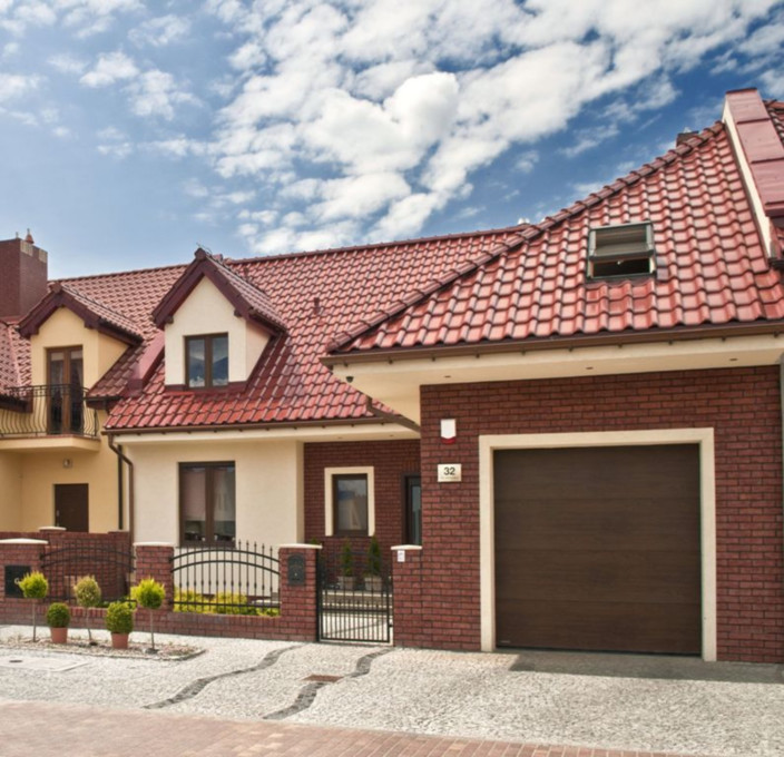 Керамическая черепица рядовая Roben MONZAplus каштановый глянцевый ангоб