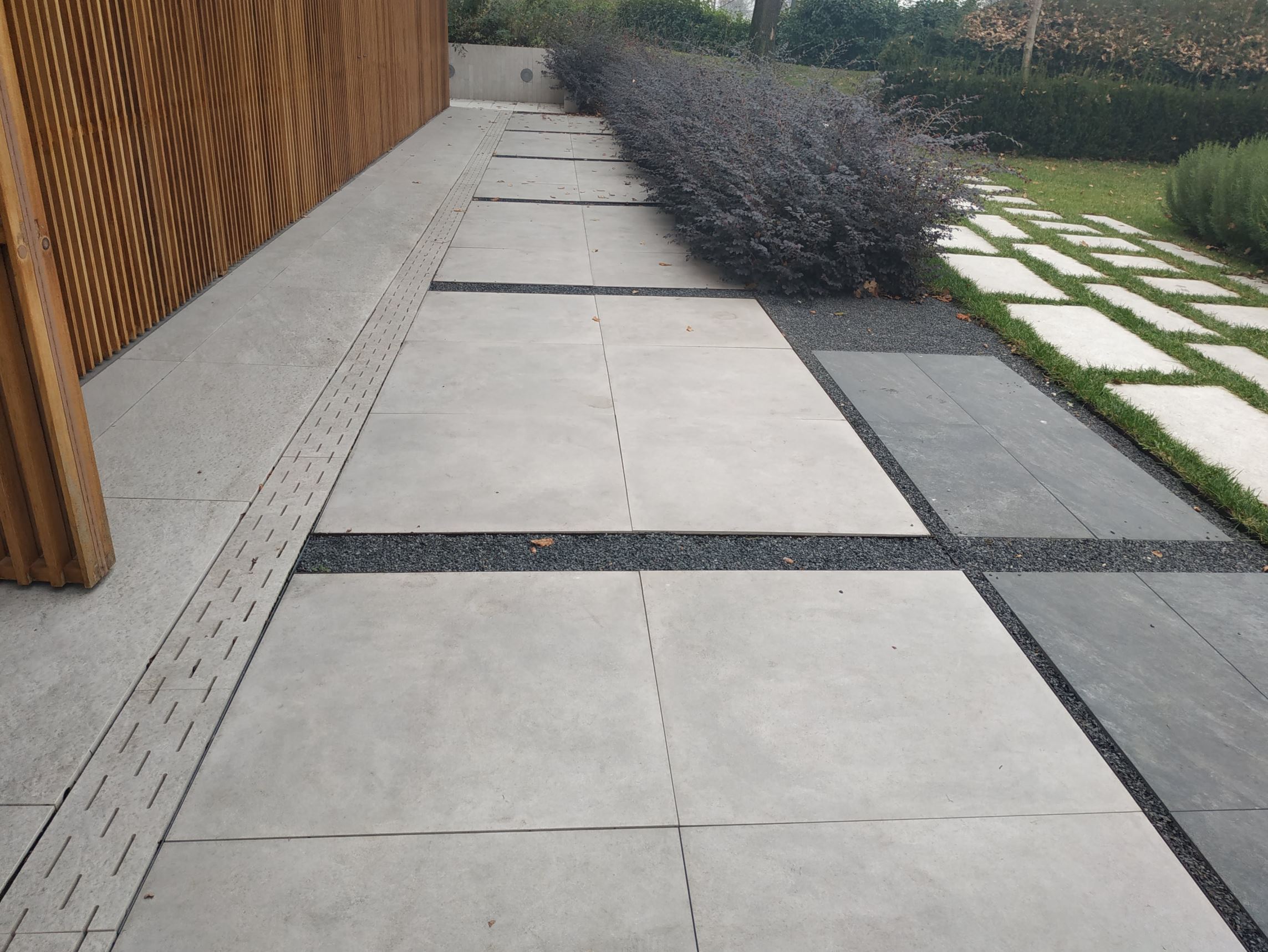 Тротуарная плитка Серая. Drift Grey Lastra 20 mm/ Дрифт Грей Ластра 20 мм 600х600х20мм