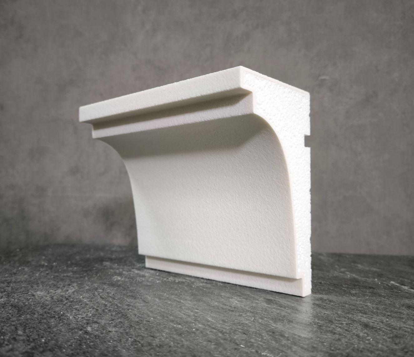 КАРНИЗ для Фасада и Интерьера - лепнина, декор из пенополистирола КВ-170/1 (КС-101) 170*100*2000 мм