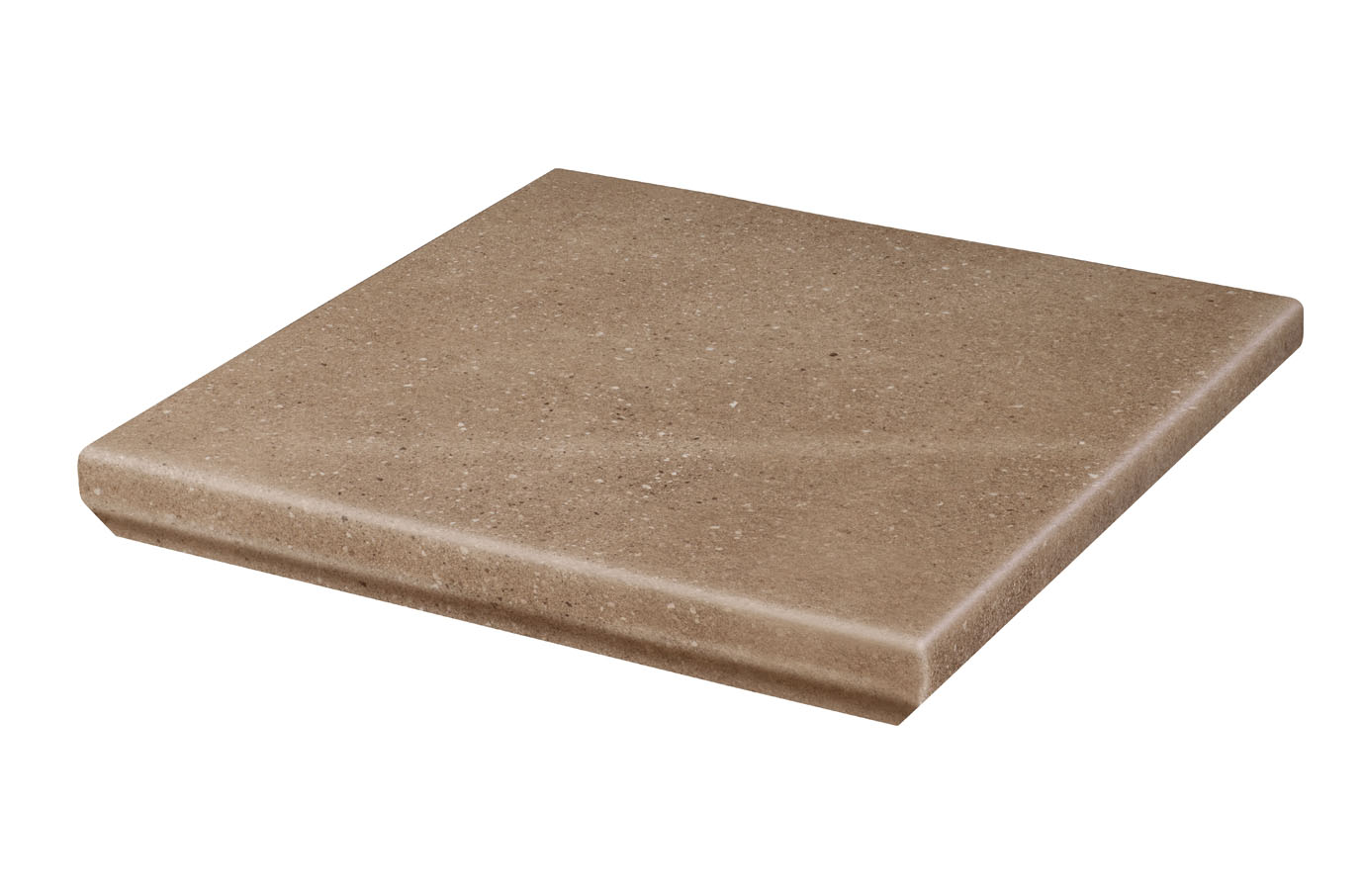 Mattone Sabbia Brown ступень угловая флорентинер противоскользящая с капиносом 330x330x11 мм