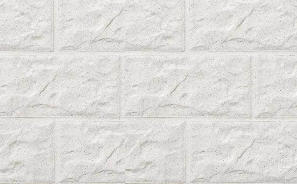 Клинкерная фасадная плитка облицовочная под камень Stroeher (Штроер) Kerabig KS 01 weis рельефная, 302*148*12 мм