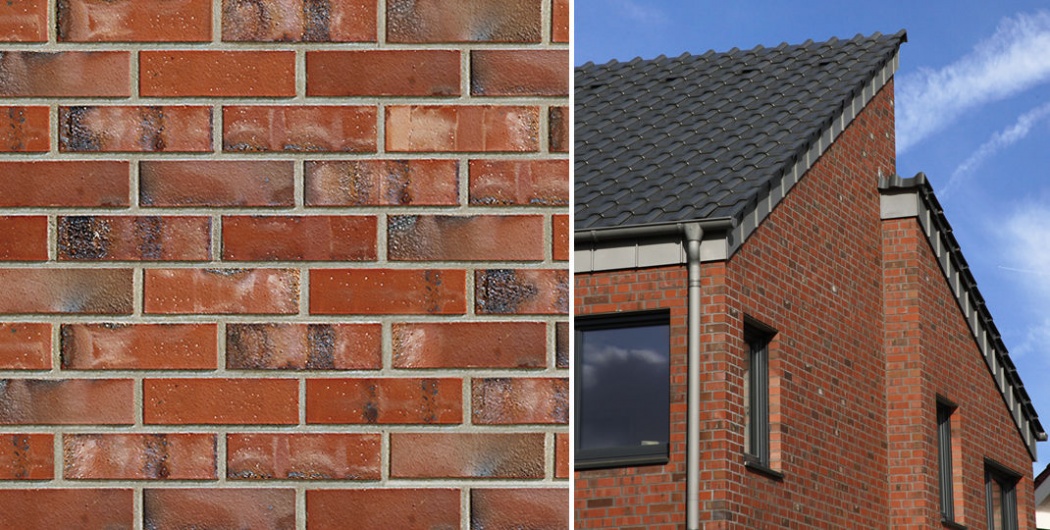 Кирпич облицовочный Клинкерный ABC 103 Artland rot Kohlebrand glatt 55NF 240*71*55 мм