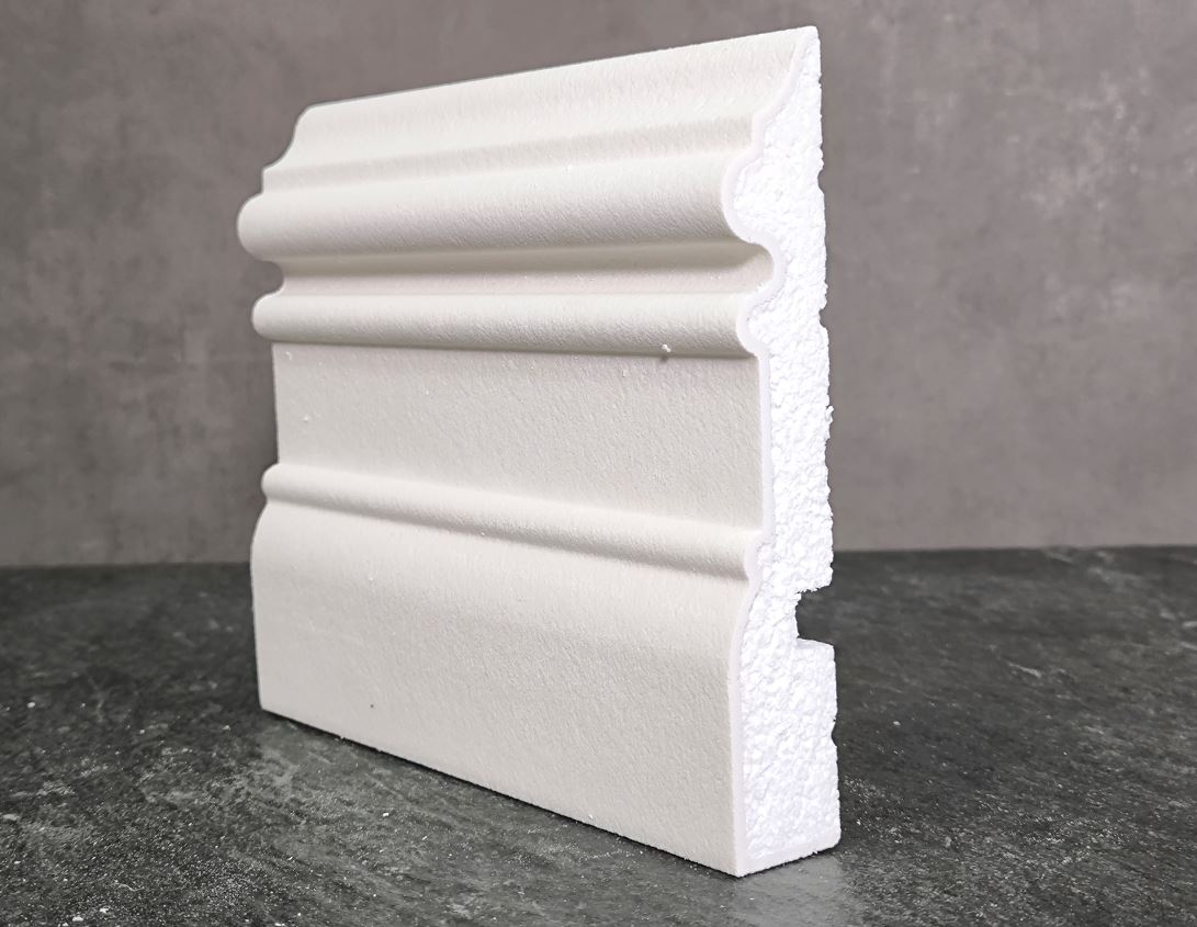 МОЛДИНГ цокольный для Фасада и Интерьера - лепнина, декор из пенополистирола ЦВ-170/1 170*30*2000 мм
