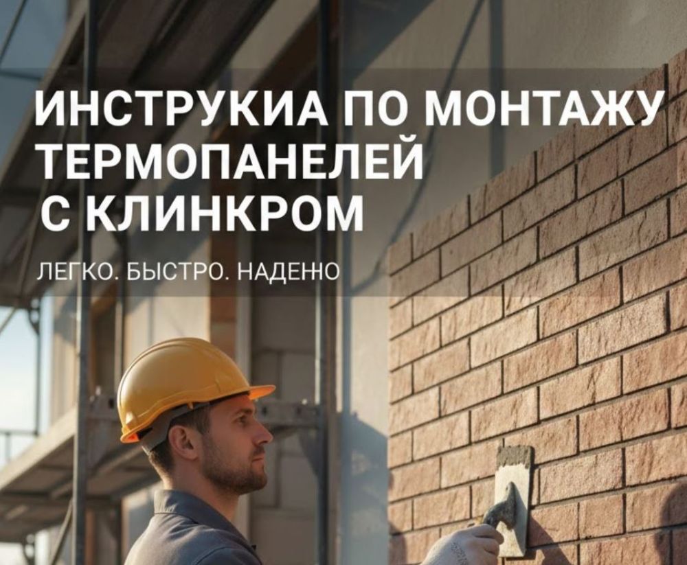 Монтаж термопанелей ППС с клинкерной плиткой — схема и узлы
