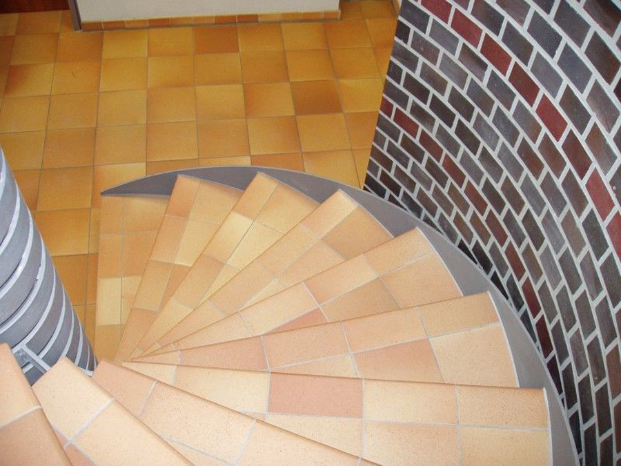 Клинкерная ступень Флорентинер противоскользящая плитка ABC Lanzarote 345*240*14 мм