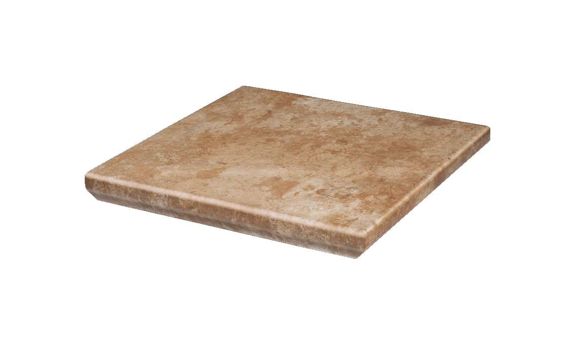 Ilario Ochra ступень угловая флорентинер противоскользящая с капиносом 330x330x11 мм