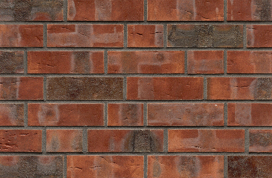 Кирпич облицовочный Клинкерный ABC 1876 Wittenburg  Kohlebrand mit  Sinters NF 240*115*71 мм